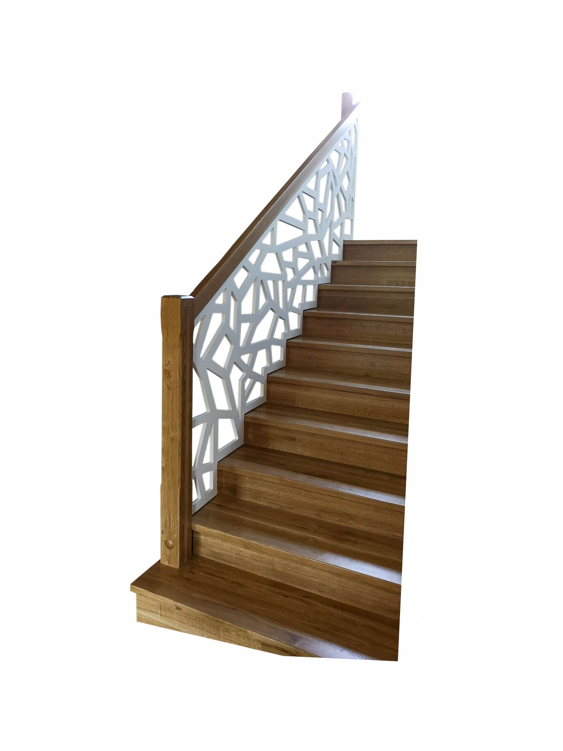  Ažuurne balustraad 22 mm - täitmine 1x1 m valge