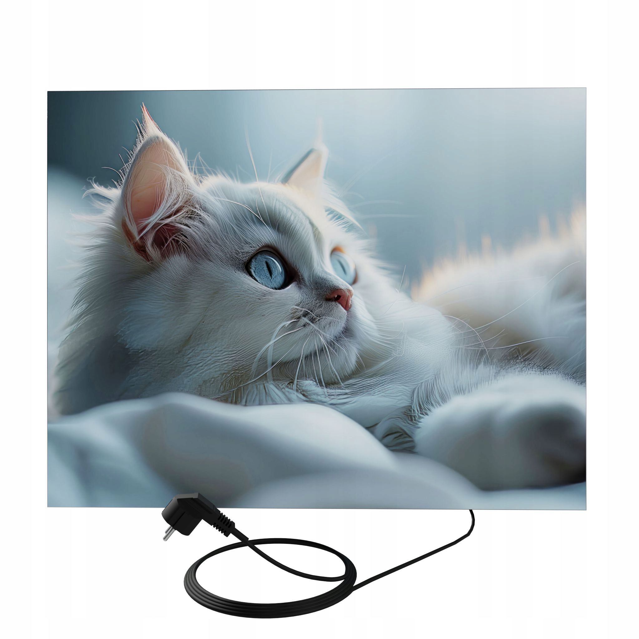  Sienas panelis ar led apgaismojumu 46 cm x 75 cm sēnes