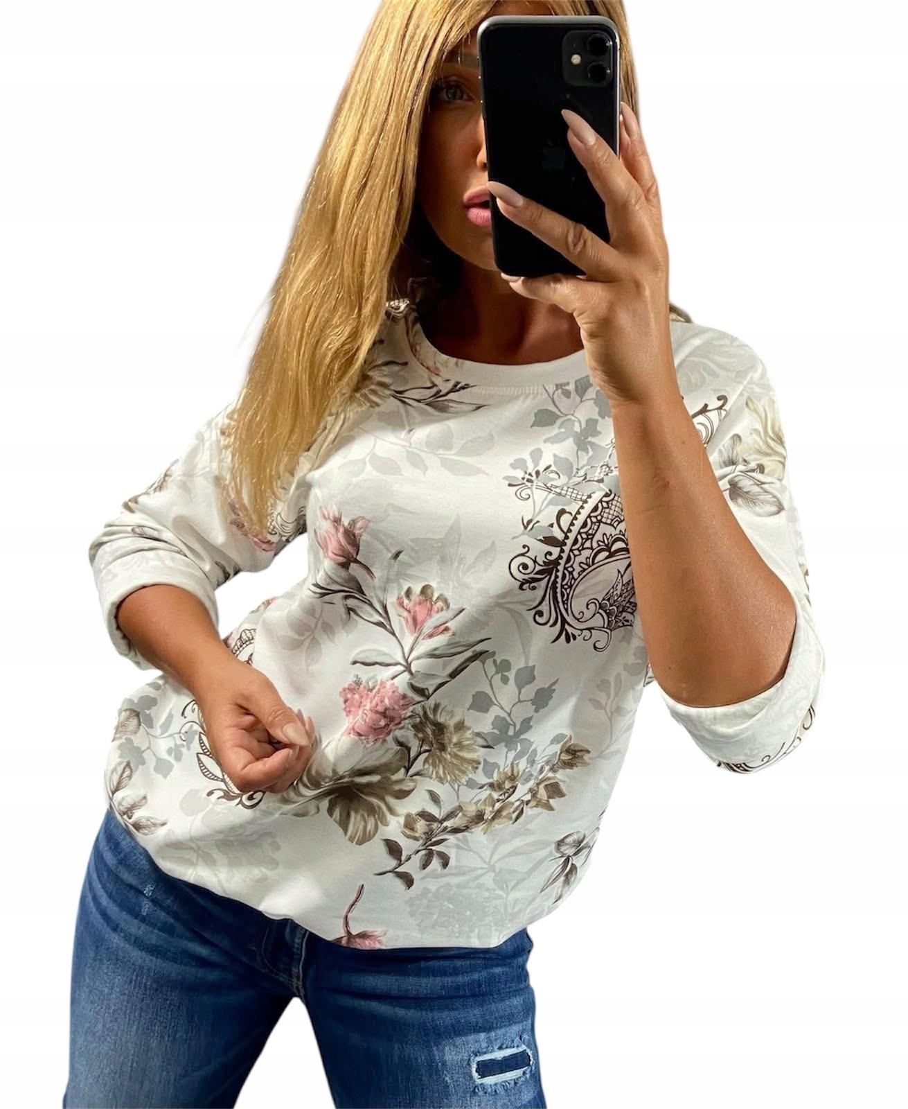  B1165 satén halenka se vzory svázaný níže nový sbírka k6 r. 46 (3xl)