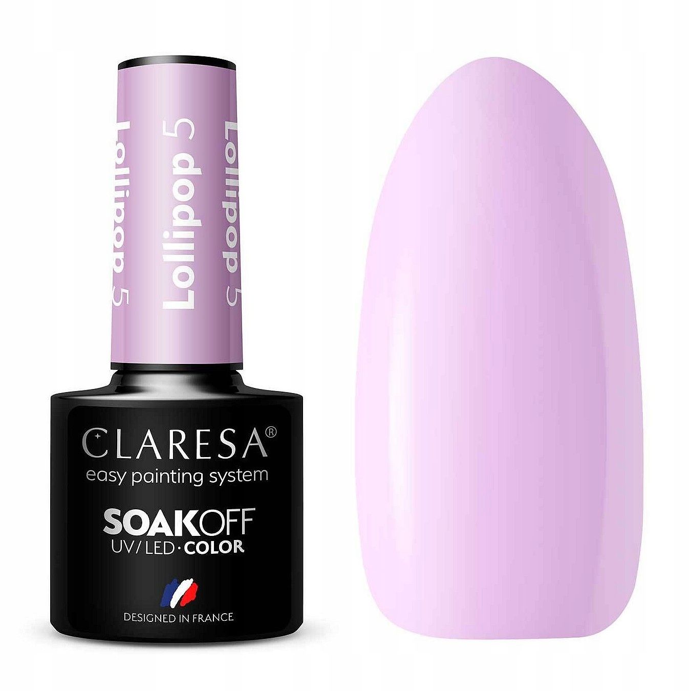  Claresa hübriid küünelakk burgundia glitter pink 554