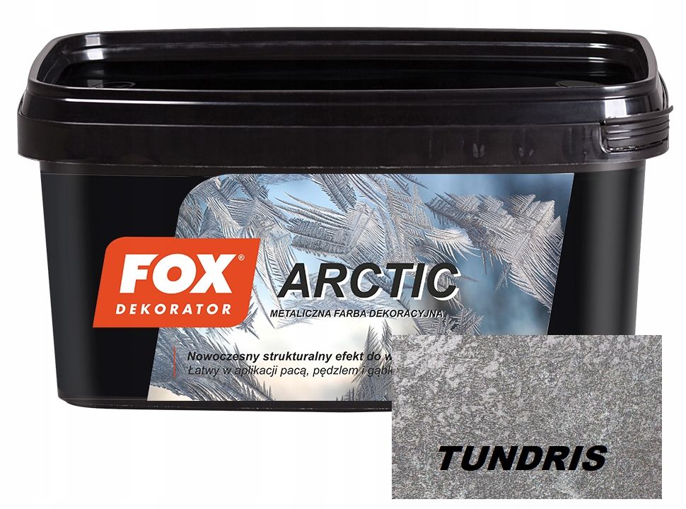  Fox dekorators dekoratīvās krāsas metāls arctic krāsu solaris 1l