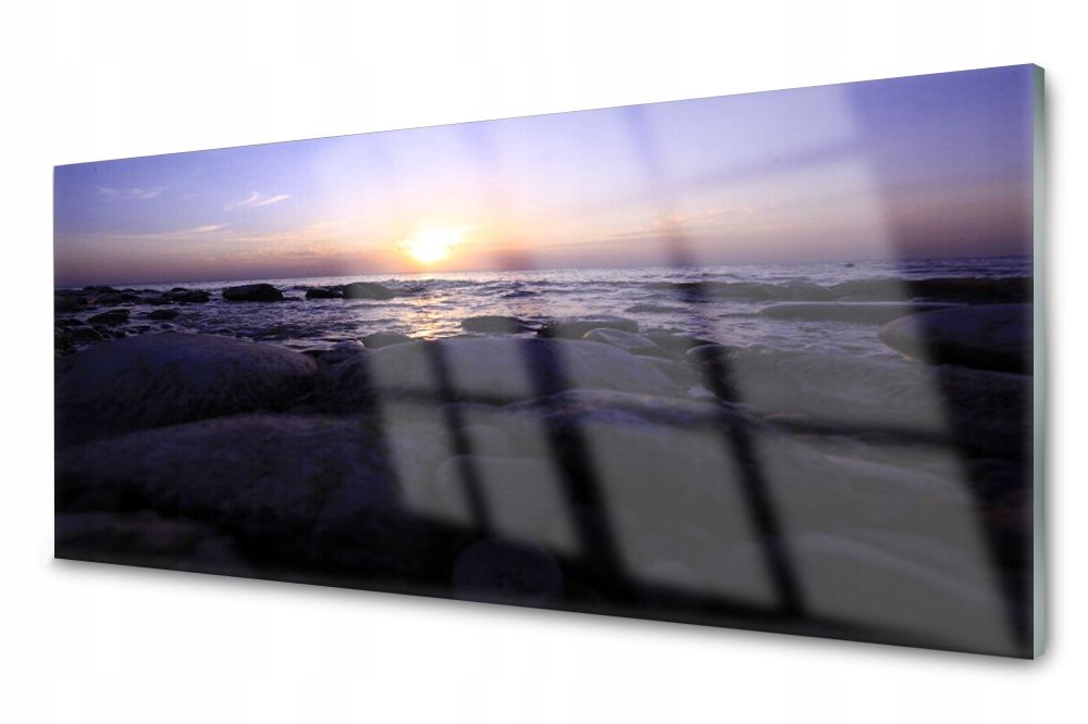  Lacobel glasplatte küche lilien wasser 140x70