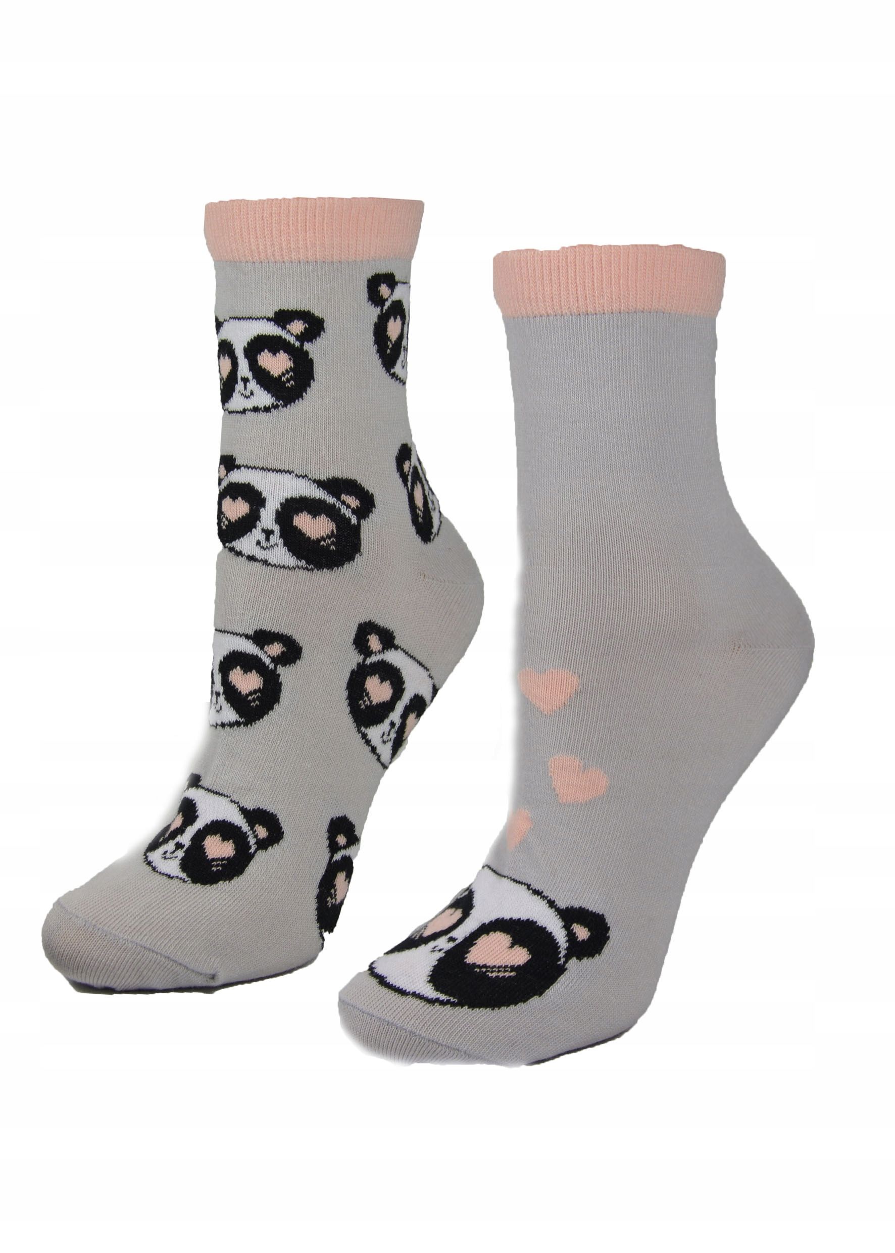  Women&#39;s socks martinex 35-38 white pink hare easter