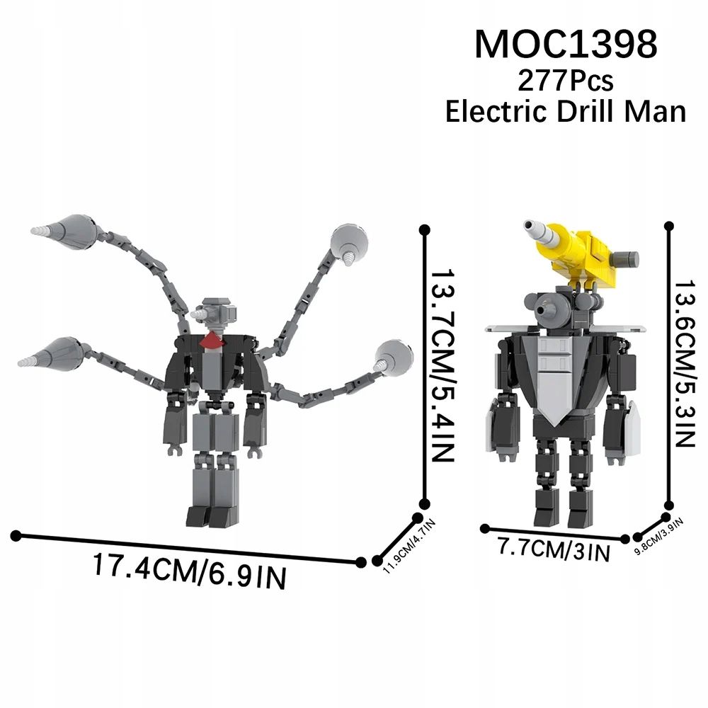  Mooxi skibidi toilet set macht bricks game großartig titan corps vs monitor man a