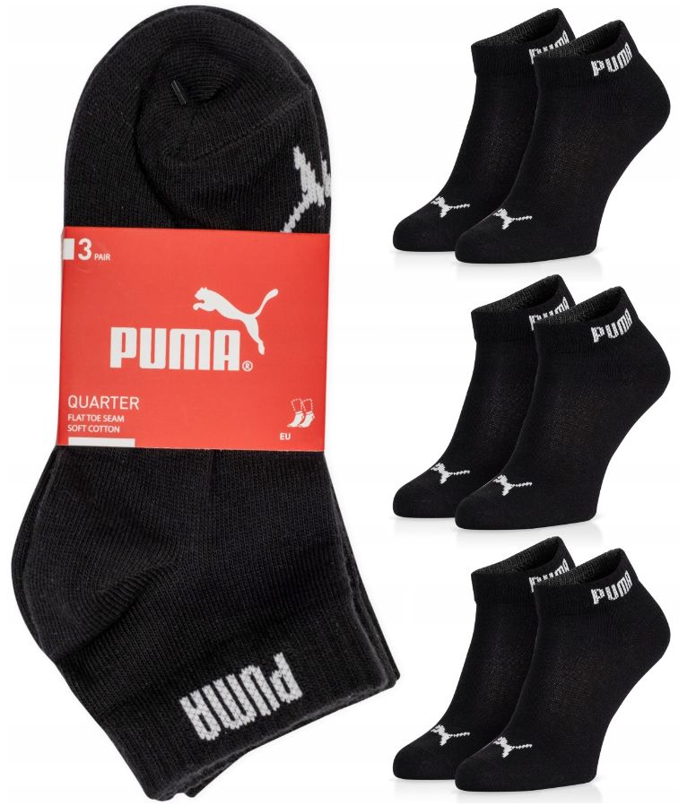  Puma kojinės virš kauliuko baltas 3 vnt. 43-46