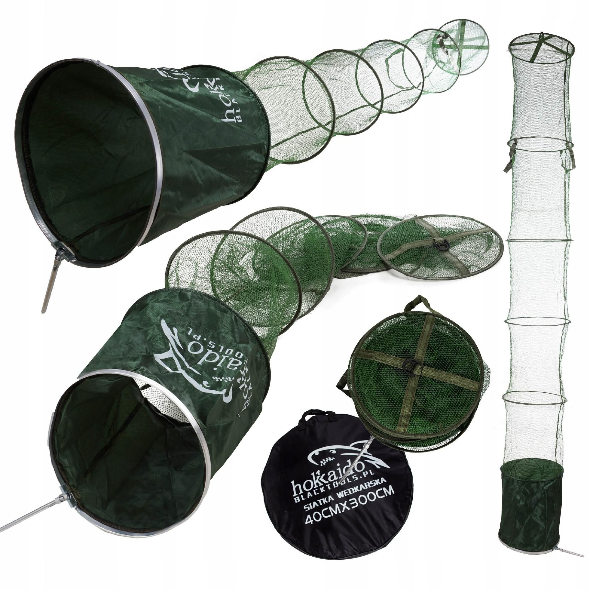 Rubber fishing net 3m 40cm holder + case hokkaido