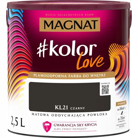  Kvėpuojanti lateksiniai dažai magnatas #kolorlove šviesa pelenų spalvos kl14 2,5l