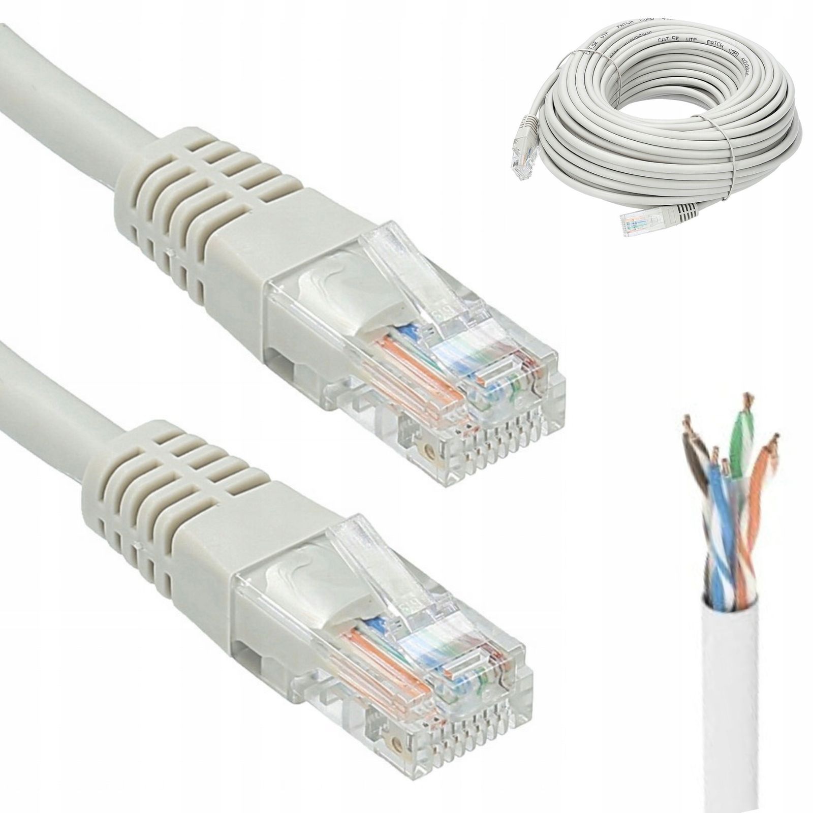  Síťový kabel lan s/ftp cat6a kabel ethernet online rj45 roh 6a 3m