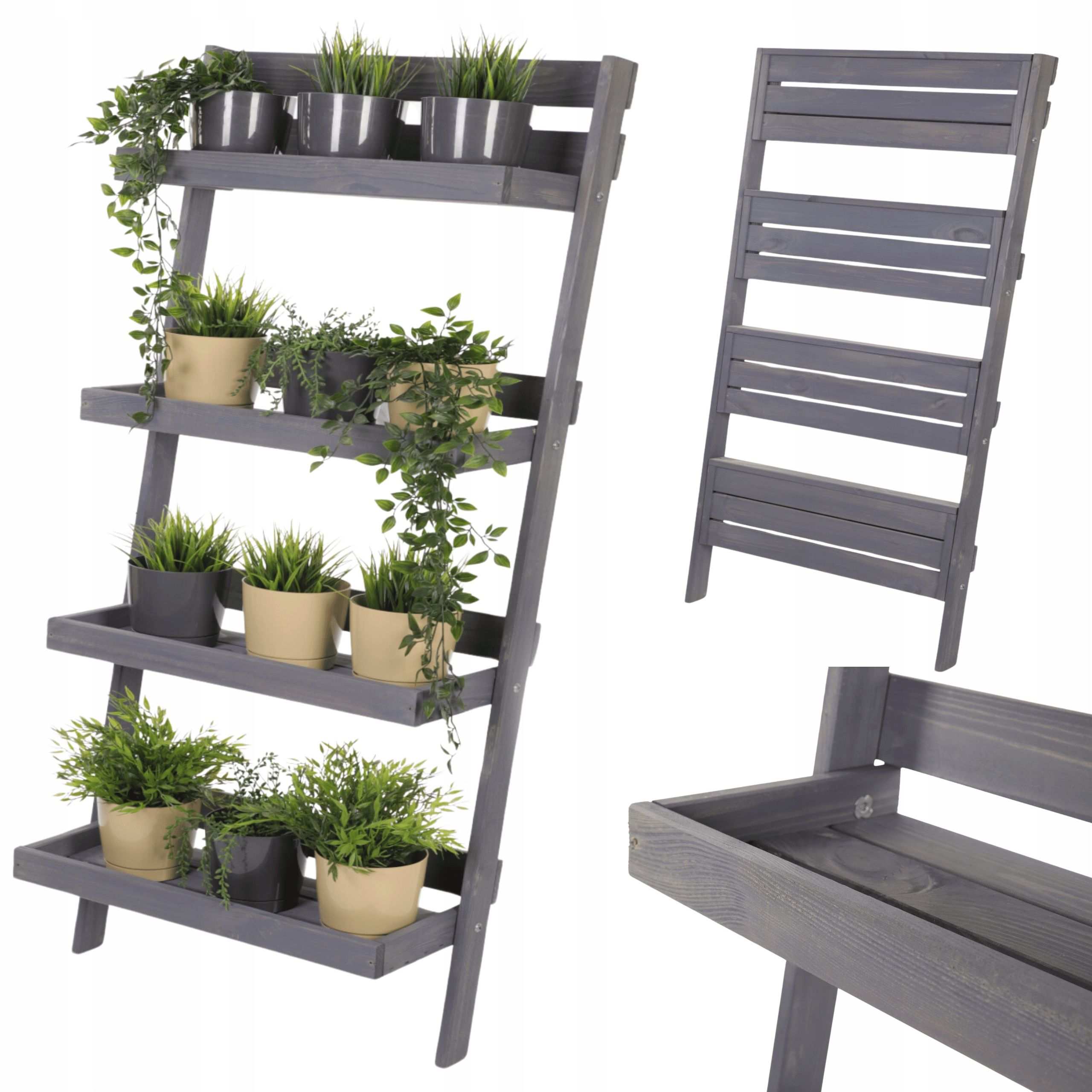  Flower stand opierany ø walls flower stand shelf for plants 145x77cm eco