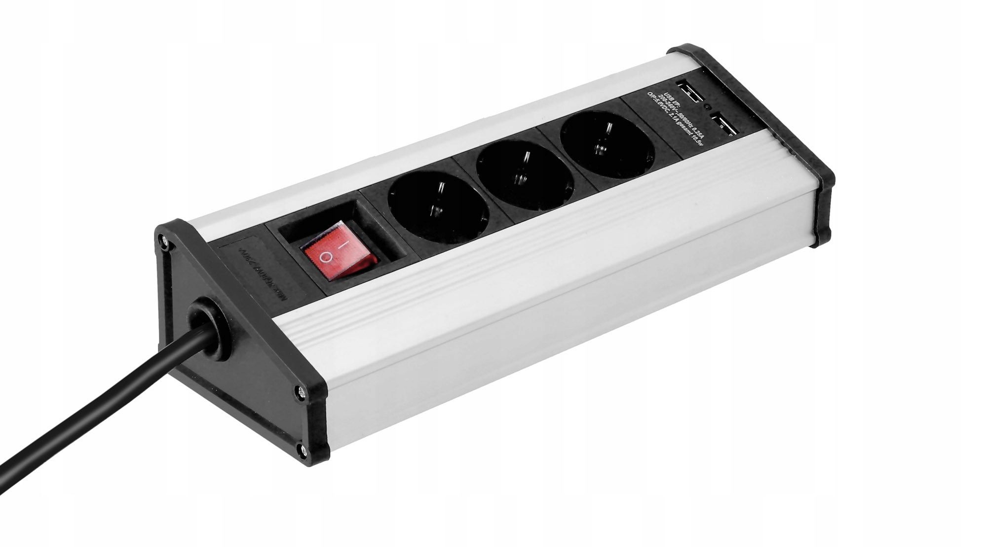  Adam hall 8747 ds3 usb ilgiklis tipo desktop 3 lizdas on/off usb
