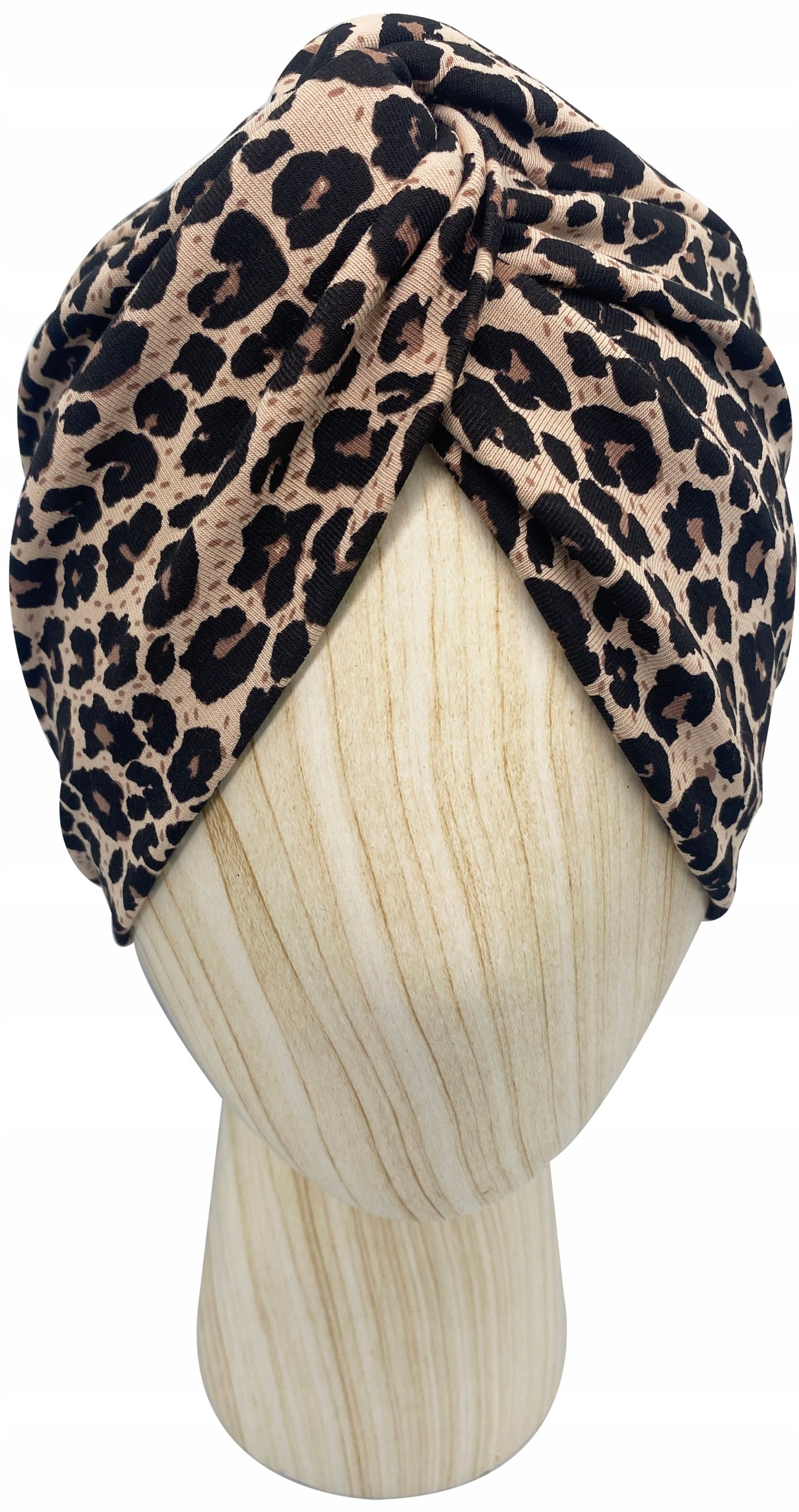  Mütze turban twist jersey baumwolle green lines onkologie