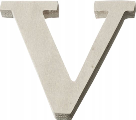  Vēstule koka 4 cm, y