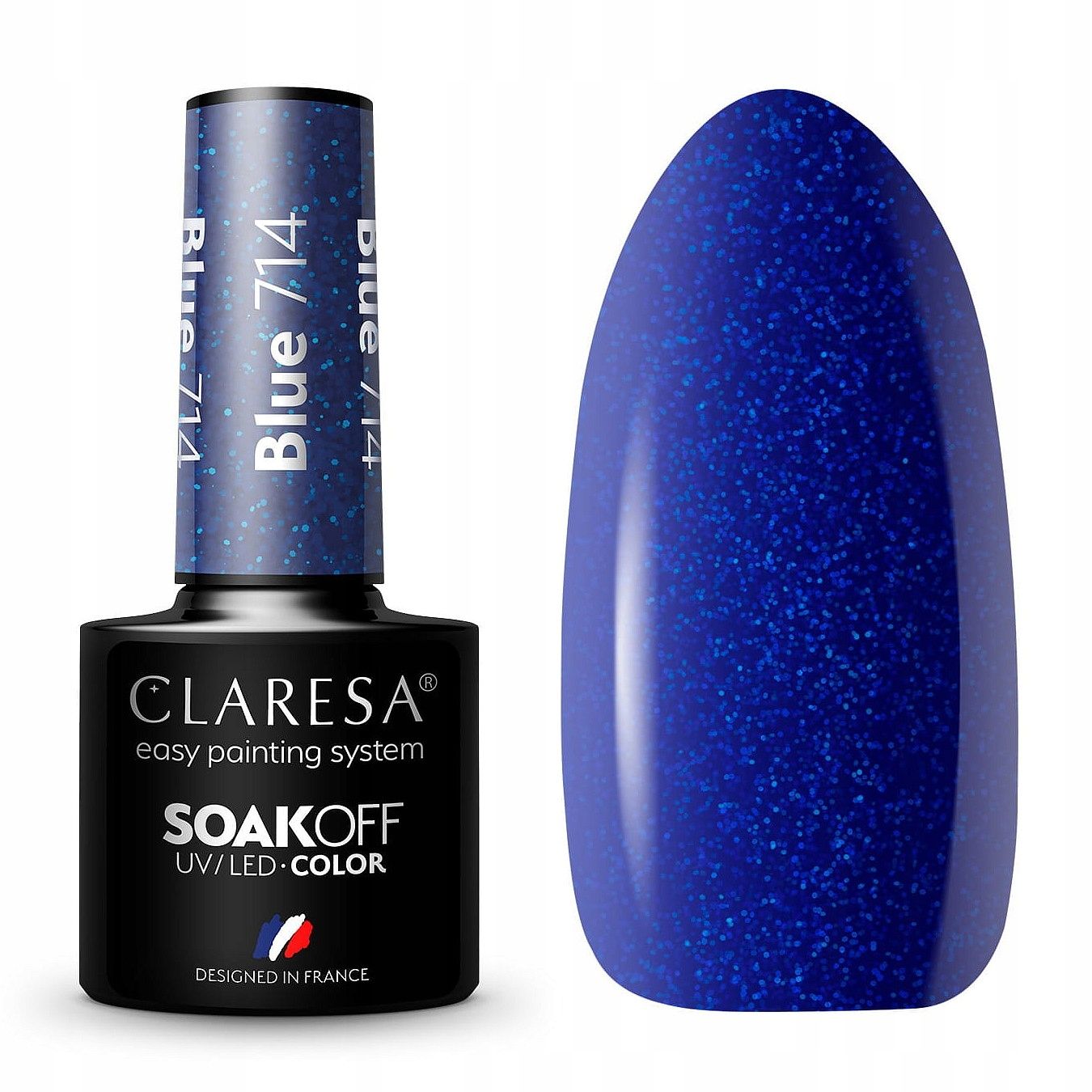  Claresa hübriid küünelakk burgundia glitter pink 554
