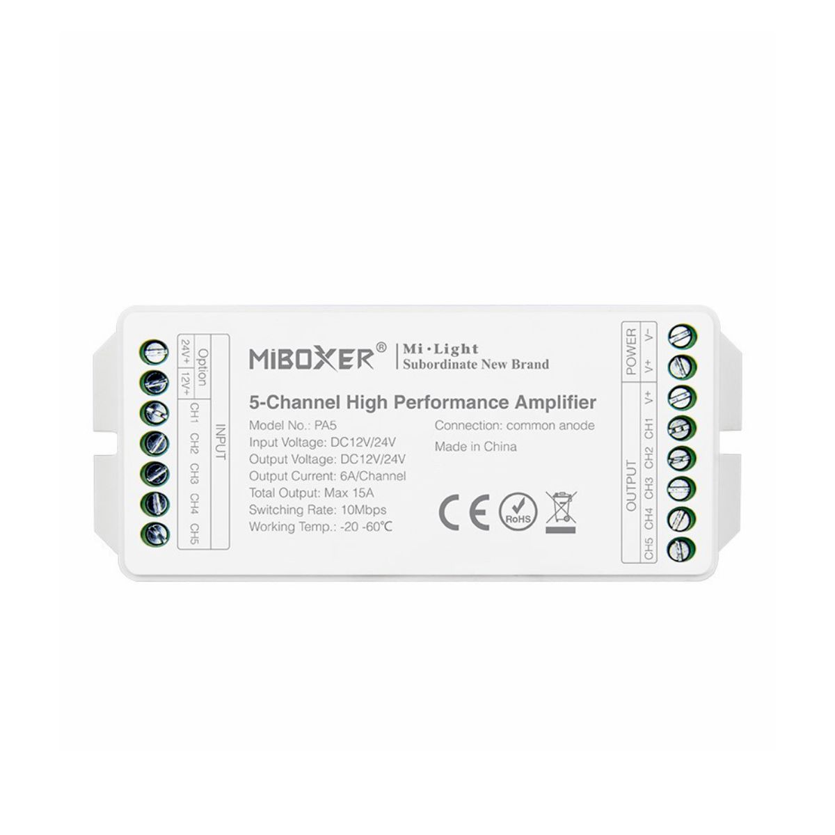  Waterproof controller miboxer fut038sp rgbw zone controller 2.4gh ip65