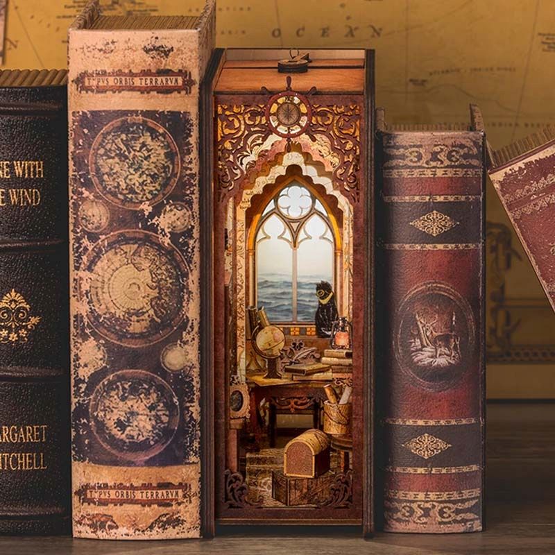  Miniatūra māja book nook vasara fejas dāvana diy
