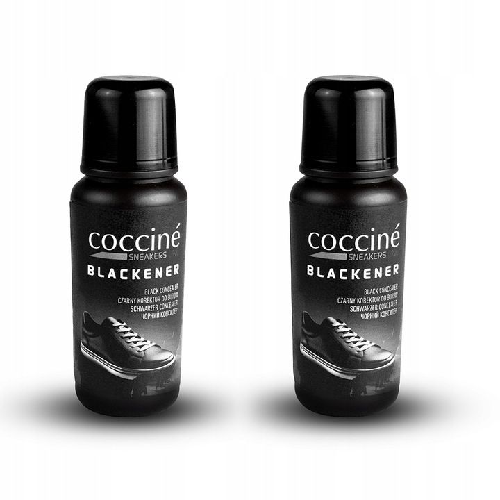  1x coccine blackener korektors uz melns kurpe kedas odswiezenie