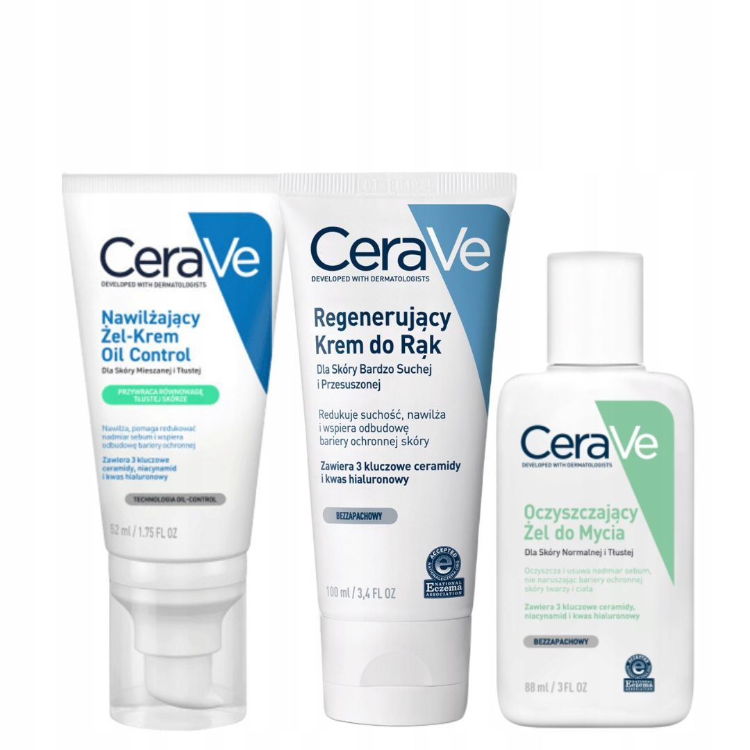  Cerave feuchtigkeitscreme gel-creme oil control + feuchtigkeitscreme gesichts spf 50