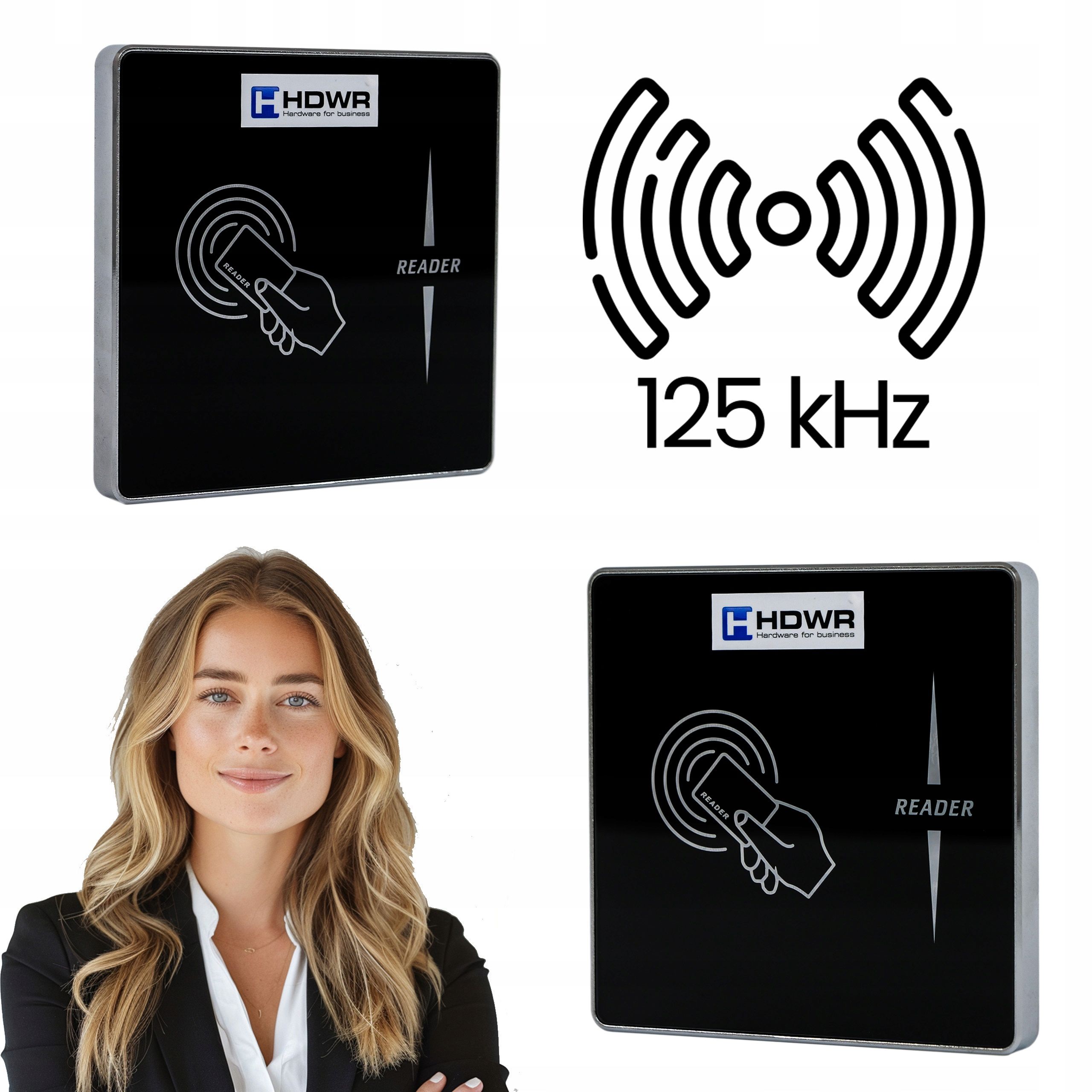  Juurdepääsukontrolli lugeja rfid kaartide jaoks 125 khz wiegand 26/34 metallist ip68