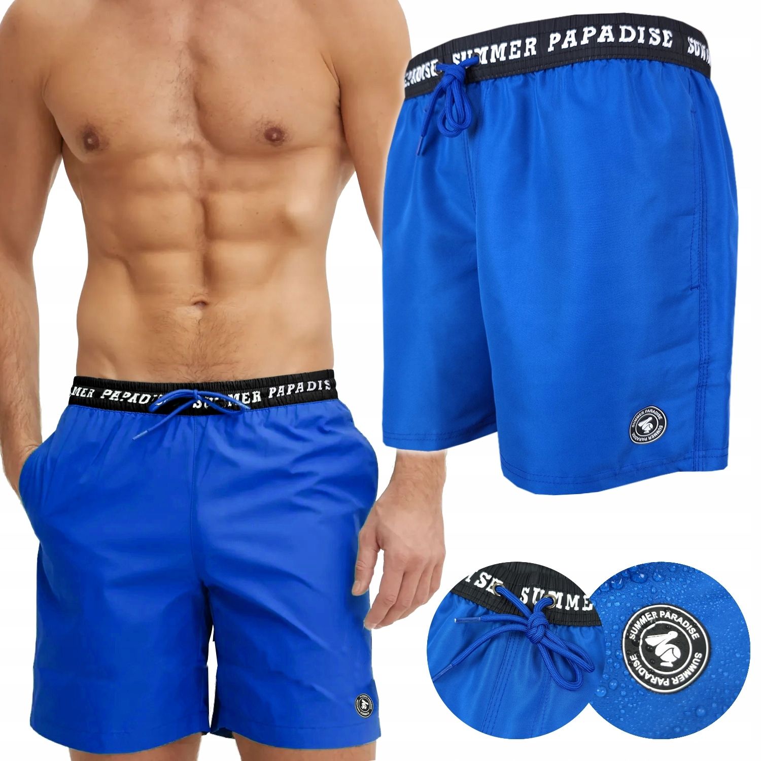  Badeanzüge badeshorts strand schnell trocknend shorts 2xl #06