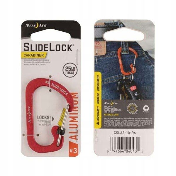  Nite ize carbine slidelock aluminum #3 orange color
