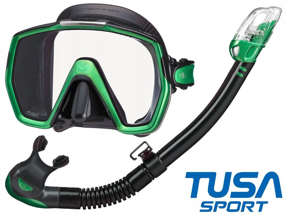  Tusa kopa niršana pro maska freedom hd caurule dry snorkeling fb zils