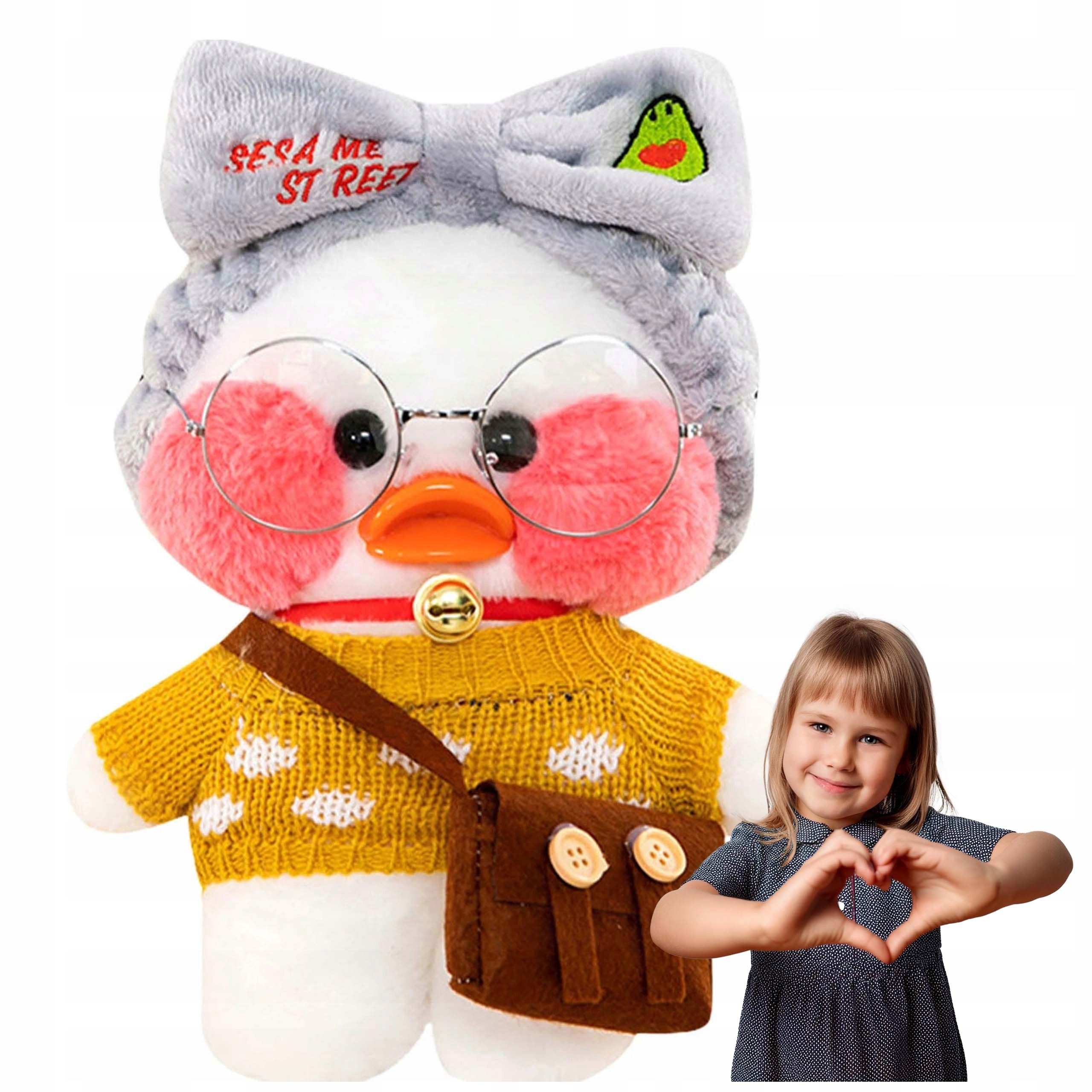  Ančiukas lalafan pliušinis žaislas lėlė fun fun antis pliušinis žaislas 30cm