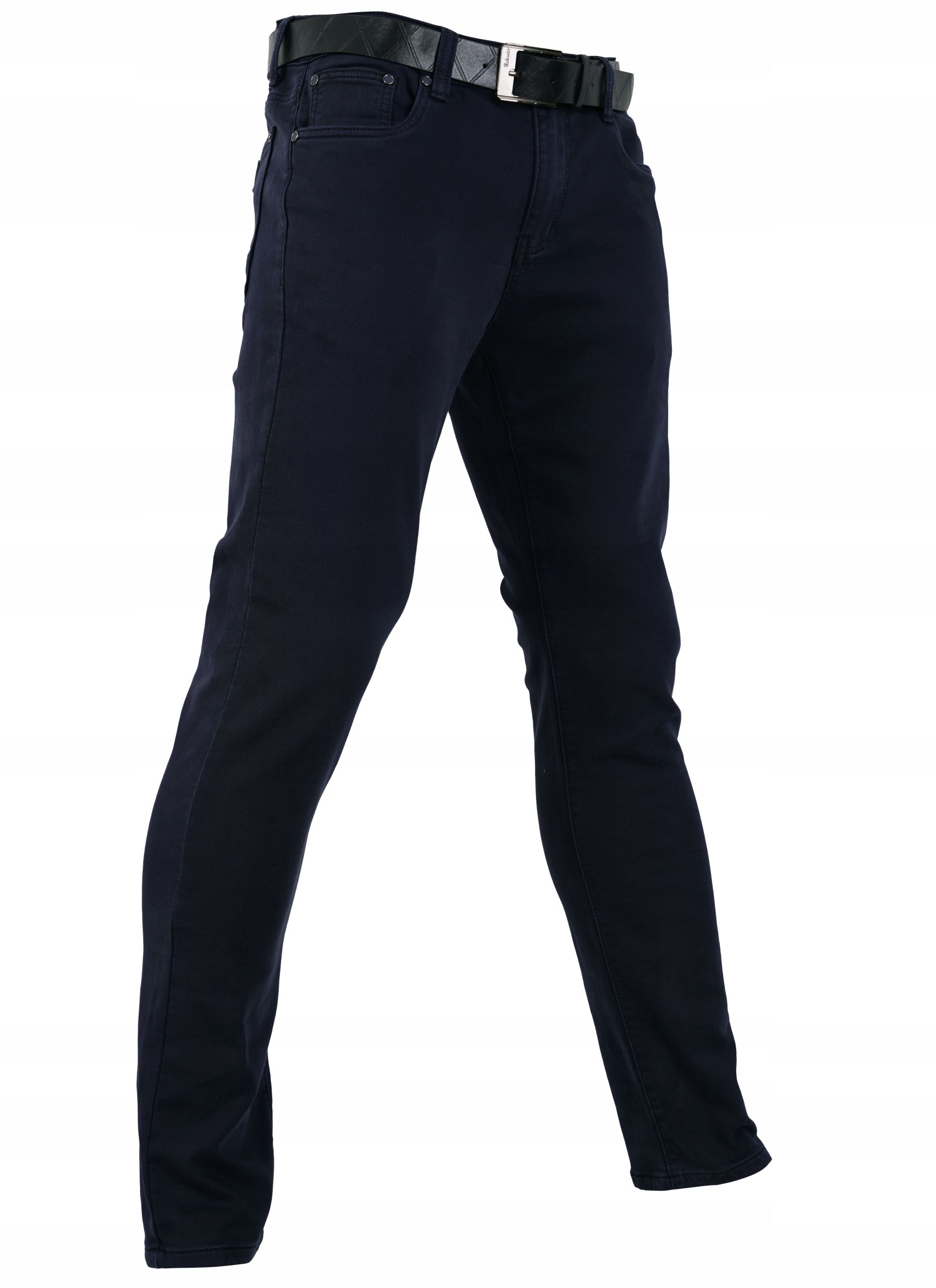  Pánské kalhoty bavlna šedá džínovina sarol jeans w48 l30 pás 124-128 cm