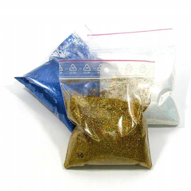  100g lesk stříbro metalic na barvu 0,4mm - polský výrobek !!!