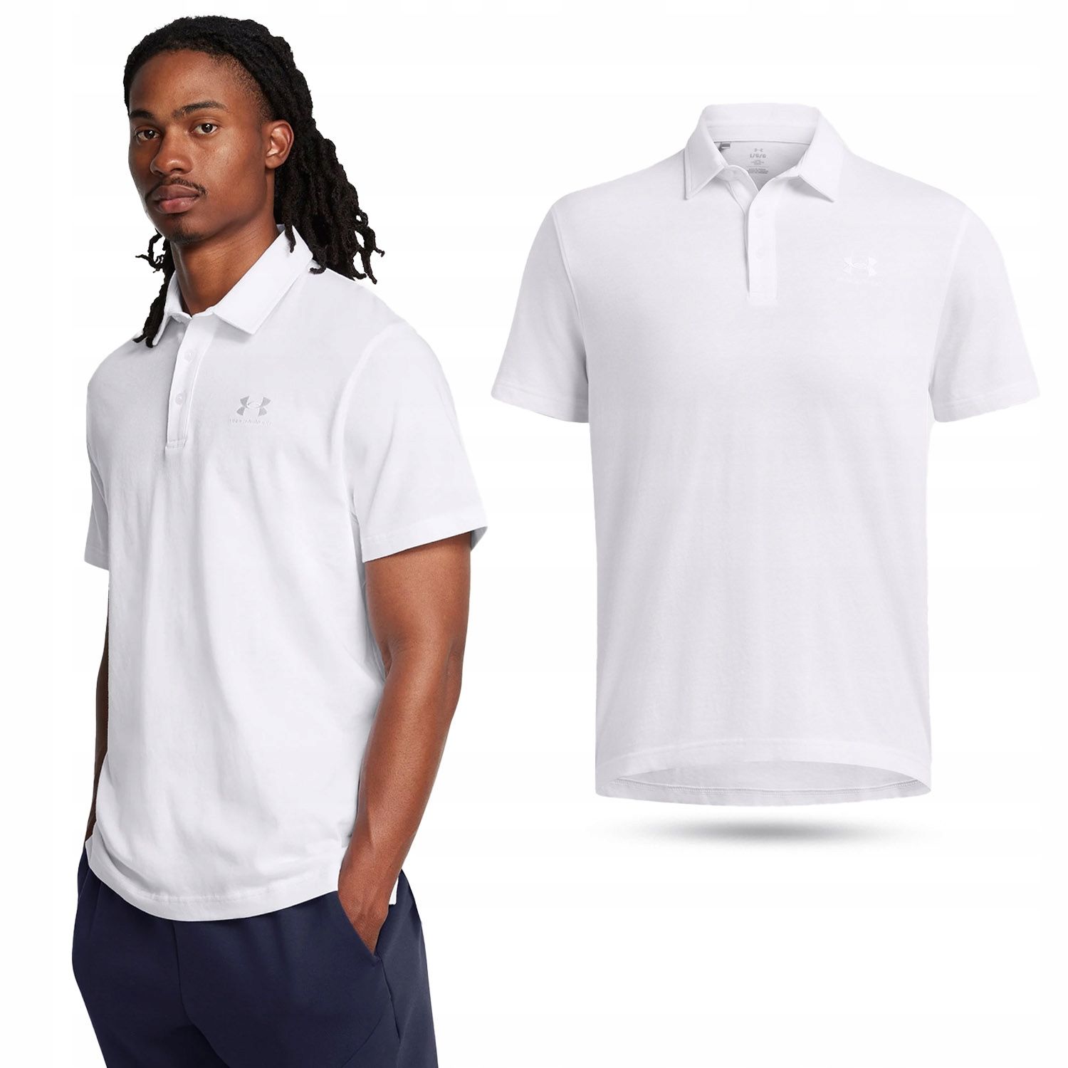  Meeste polo särgid under armour puuvillased t-särgid polo sport 1386608-001
