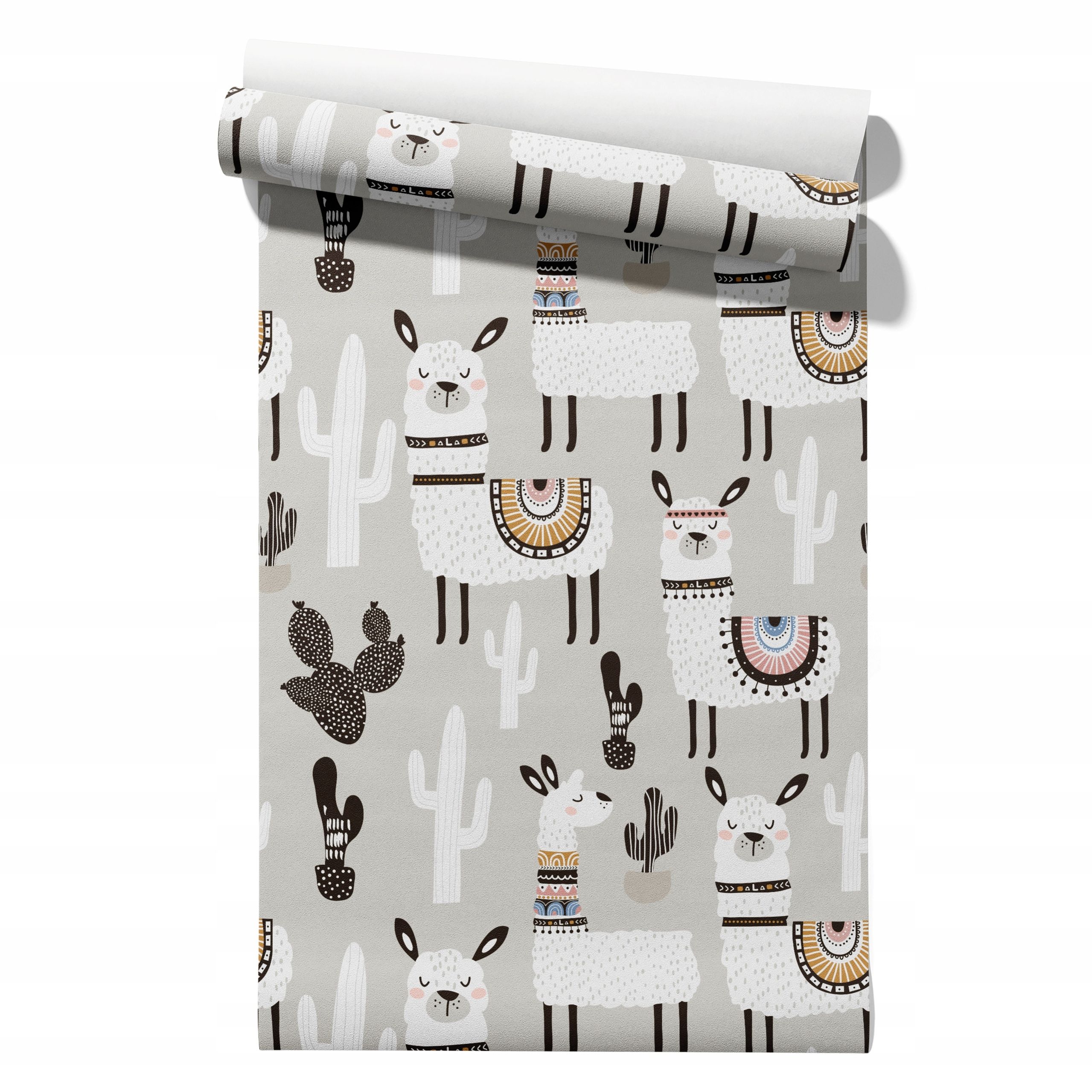  Wallpaper non-woven fabric pastel cherries wallpaper in a roll 50cm x 6,1mb