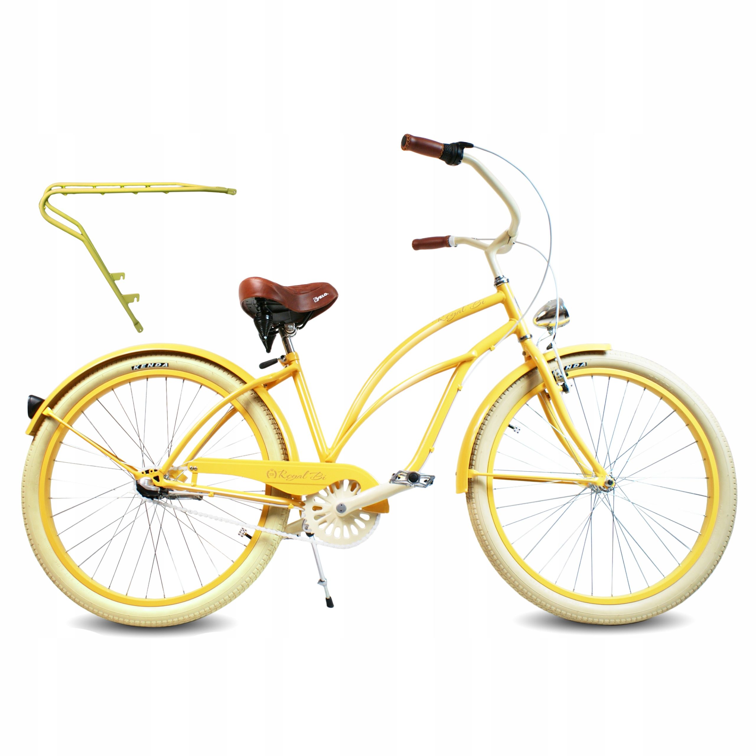  Kolo pro vyjížďky podél pobřeží ženský 26" dáma červený rosie royalbi retro kufr