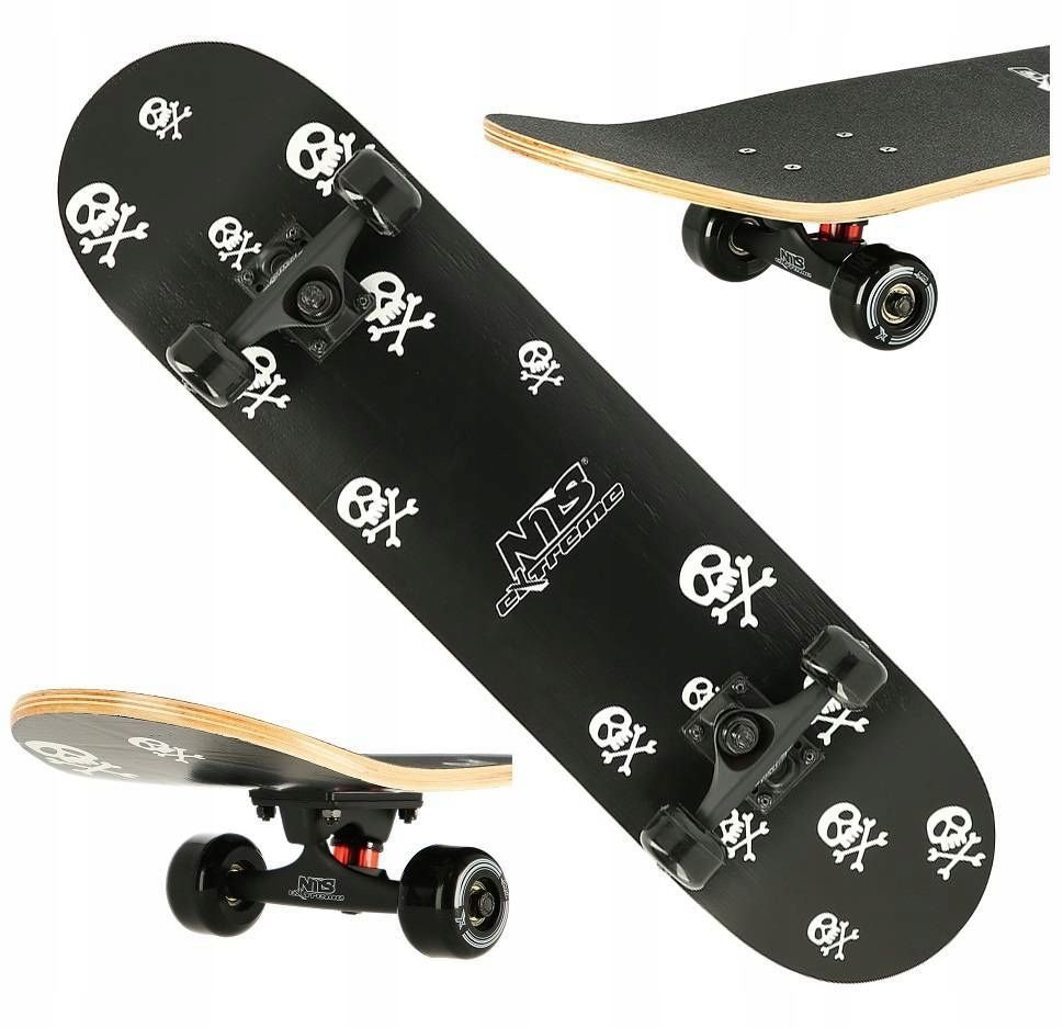  Nils klasický skateboard drevený profilované skateboard abec-7