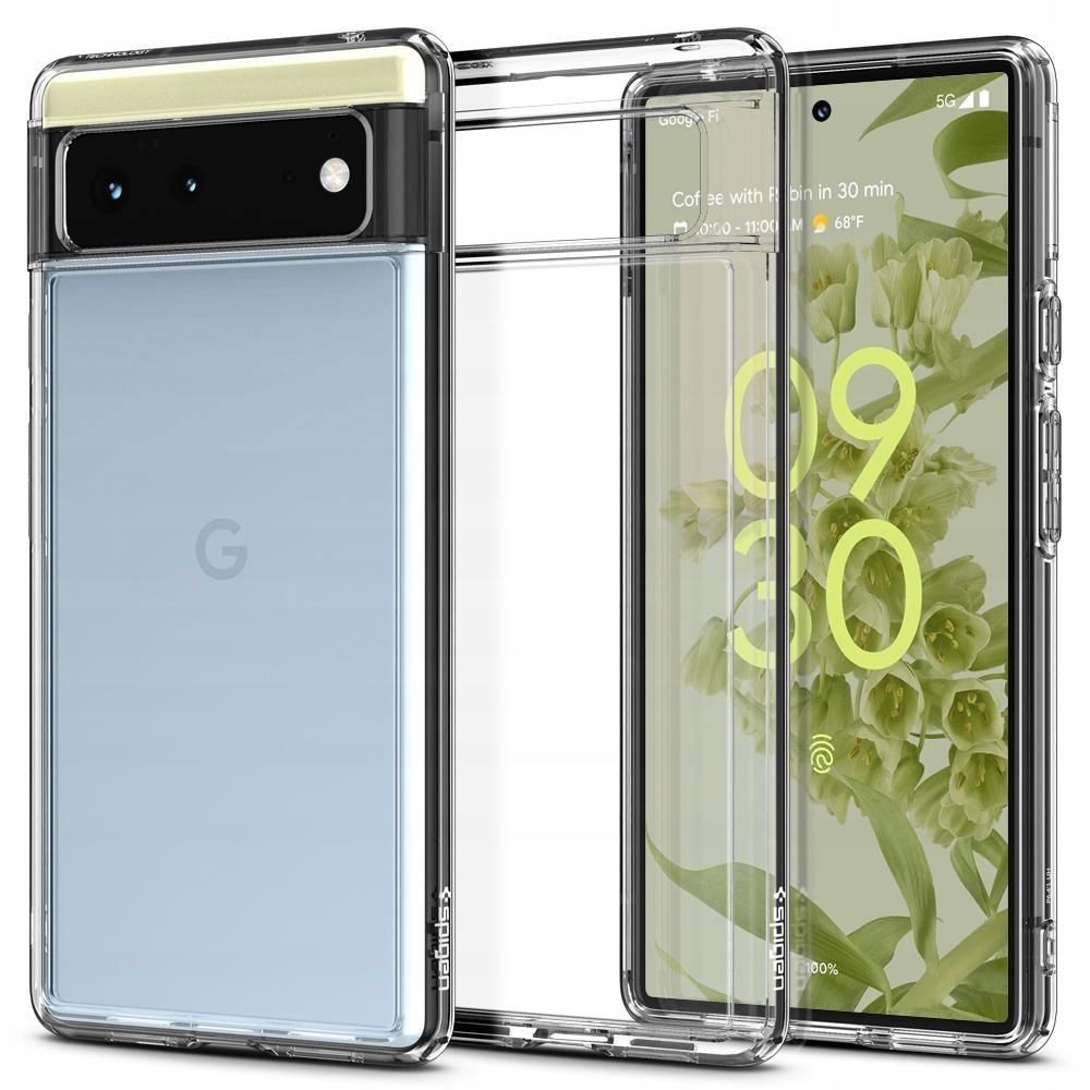  Byla į google pixel pixel 6, spigen itin hybrid, patvarus cover, mažas case