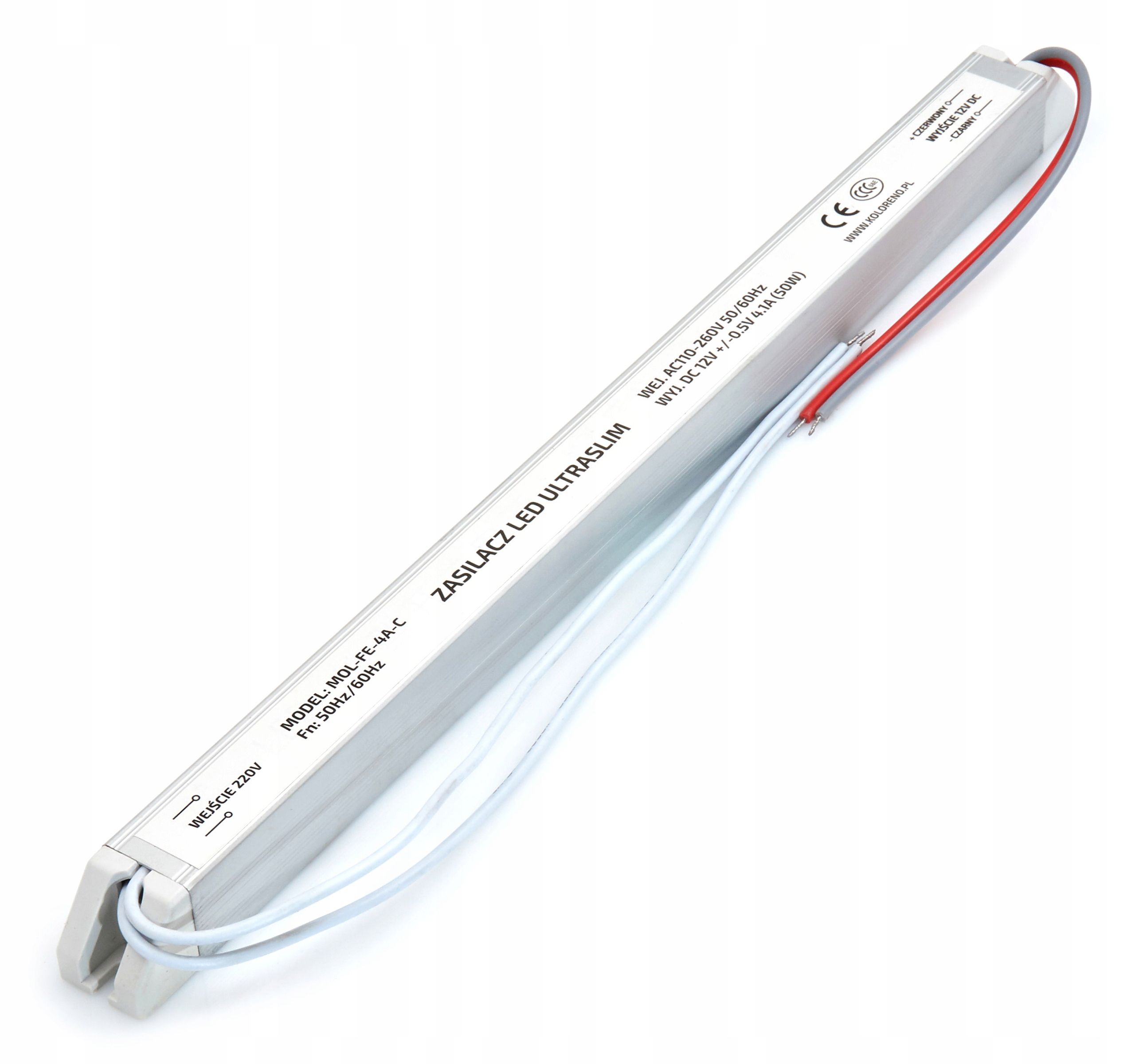  Maitinimo šaltinis 12v 120w 10a ip20 slim led juostoms, cctv