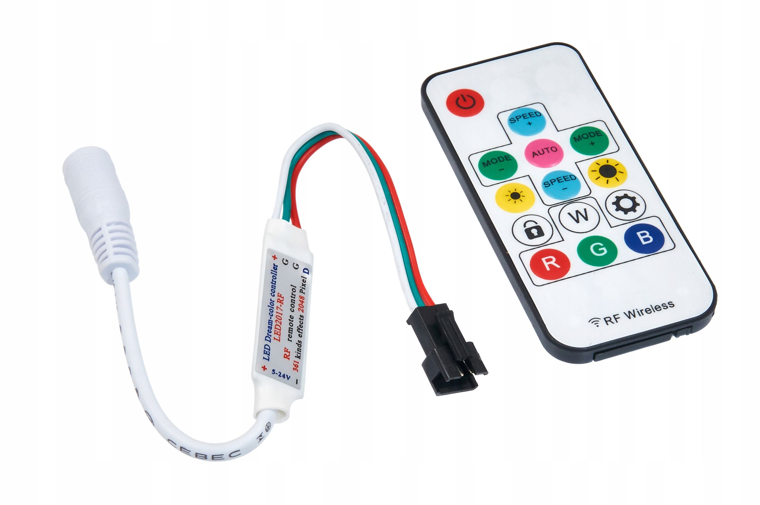  Valdiklio led juostos rgb smart tuya 5-24v 6a dc programėlė mobilus