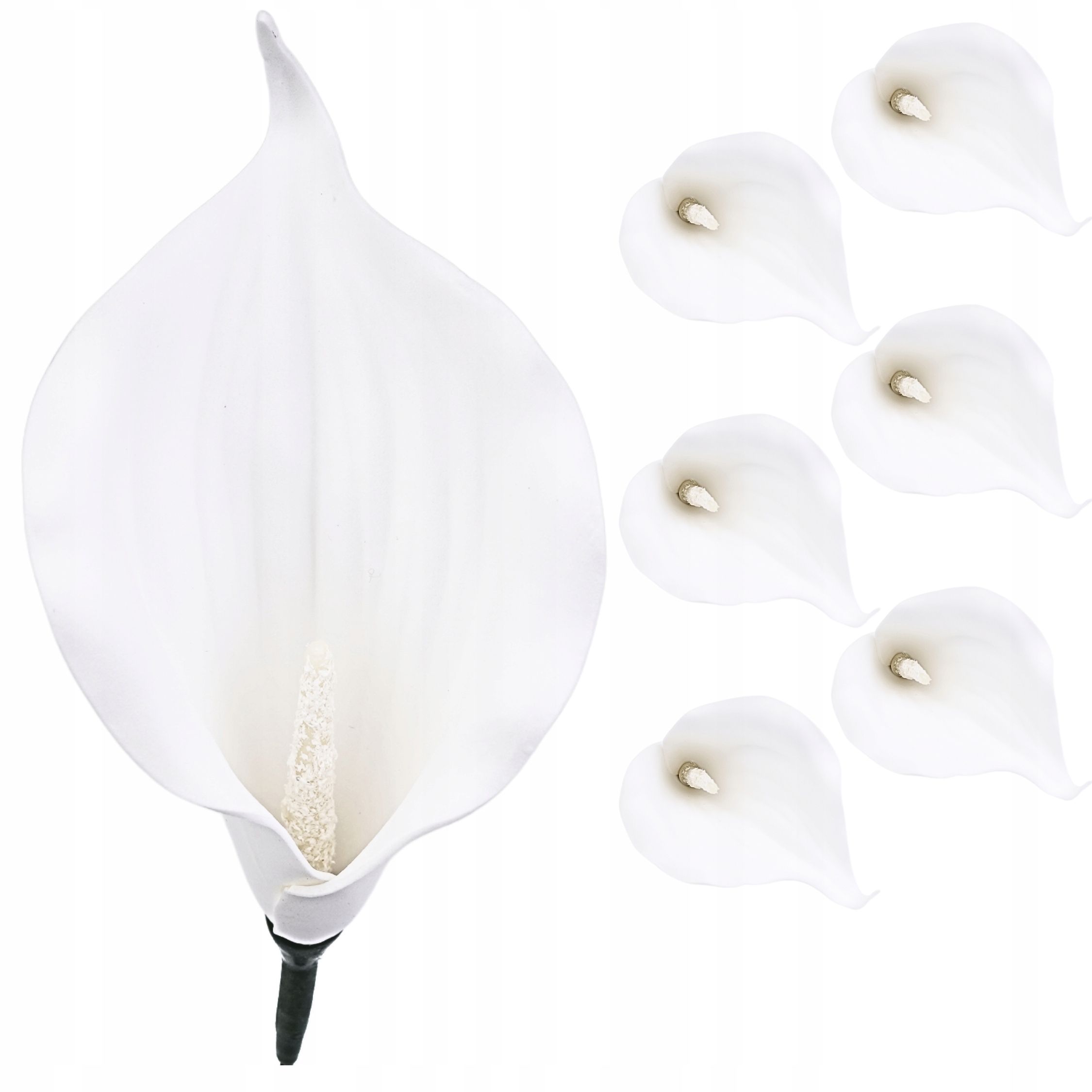  Mākslīgais zieds orhideja zars dekoratīvs rotājums florists pik 62cm