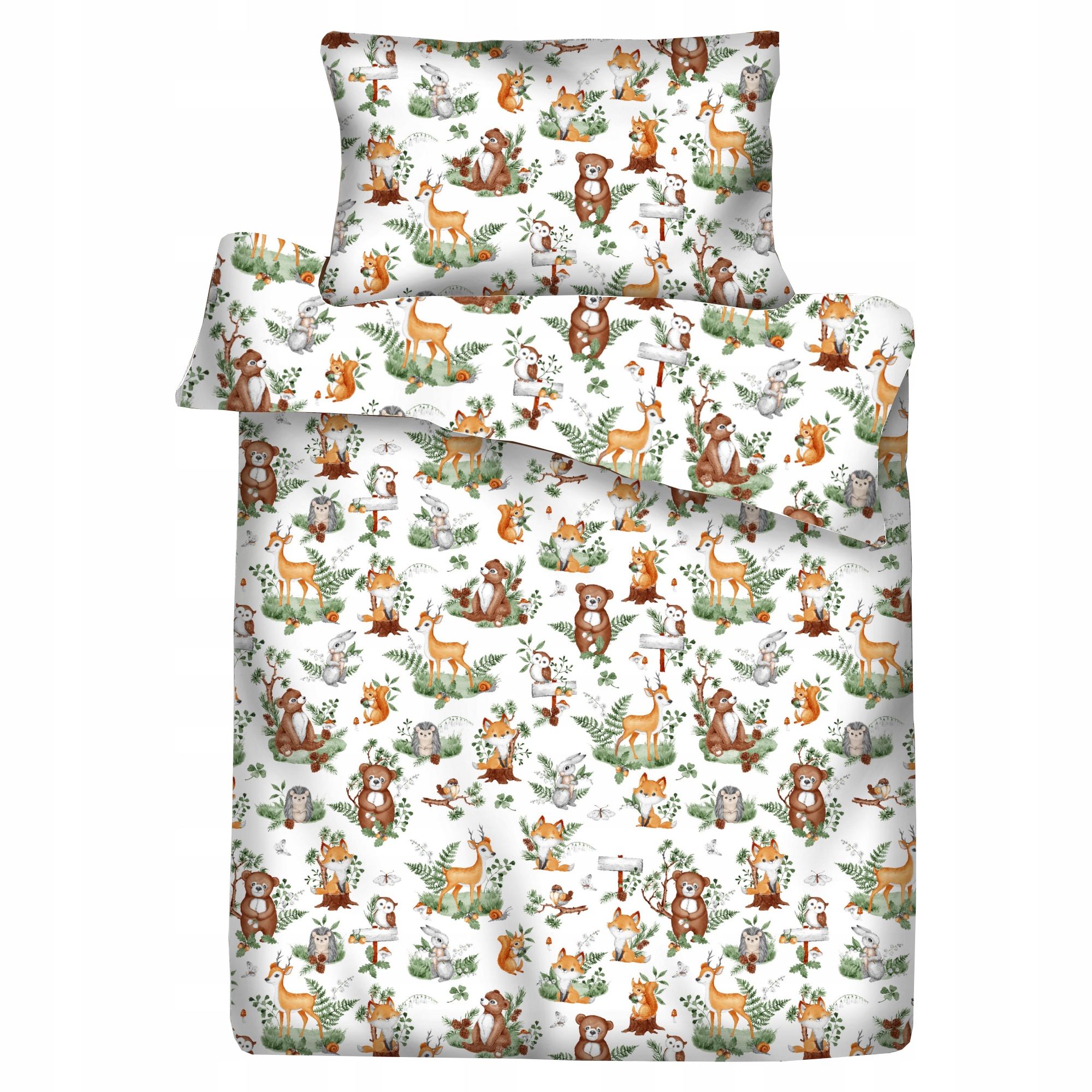  Bedding for the crib 135x100 60x50 cotton 014forest