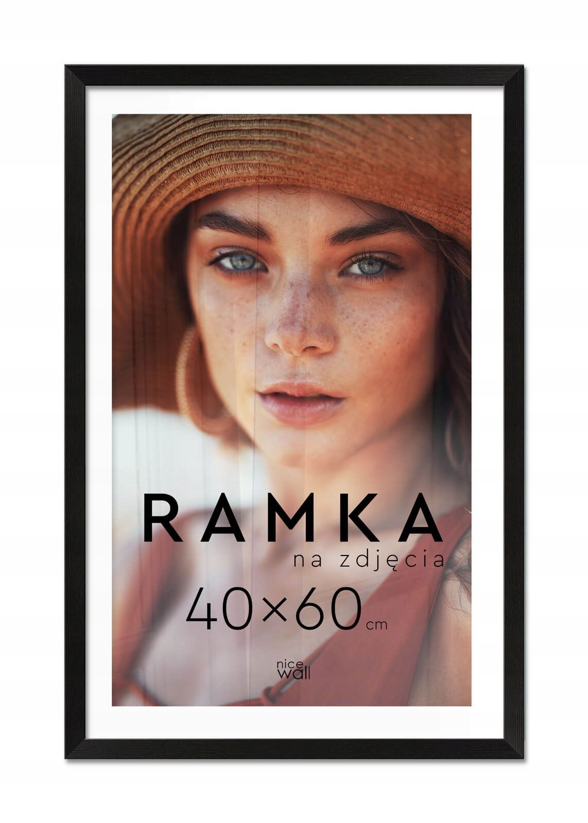  Black color photo frame 15x21 cm with support