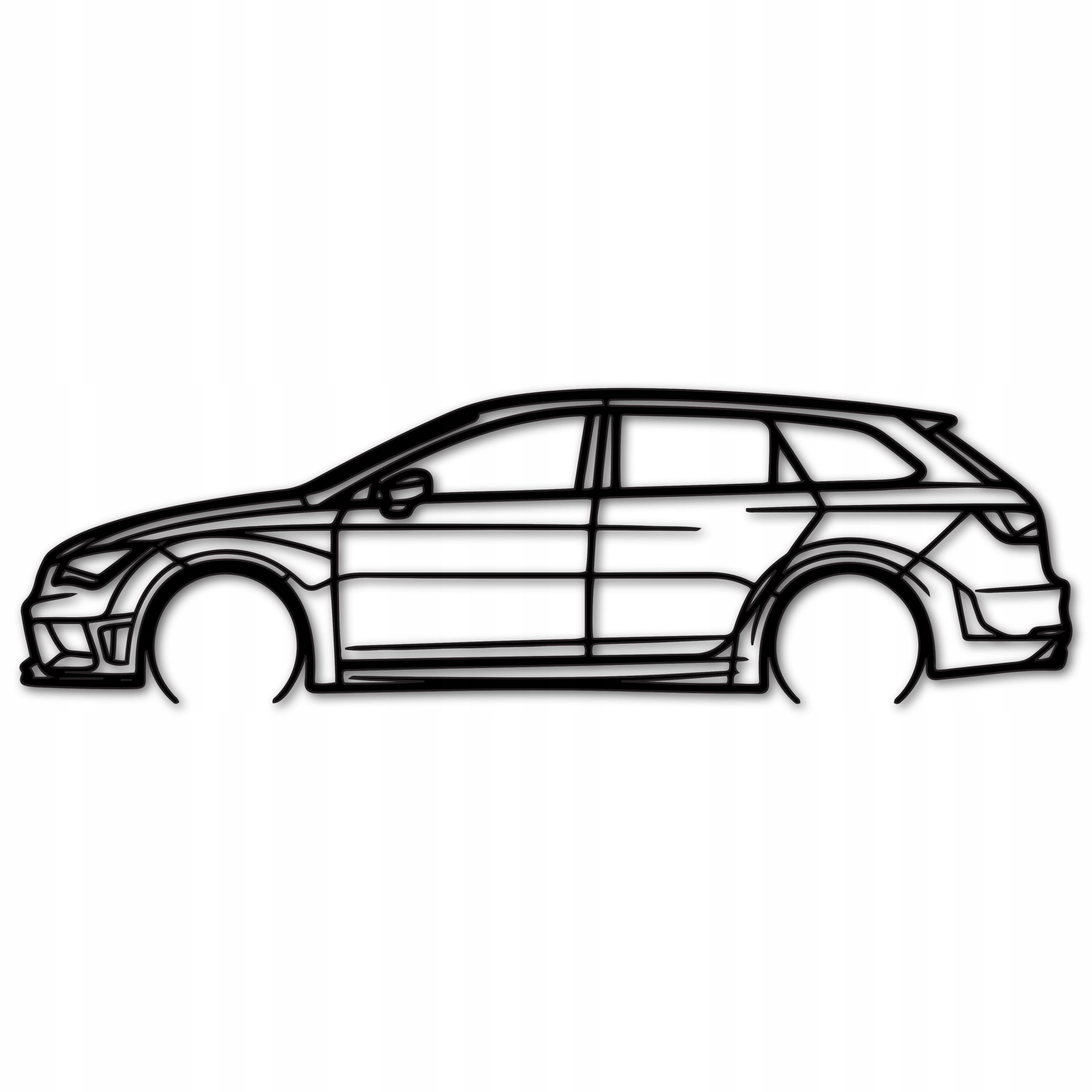  Ažūra glezna automašīna bmw e39 vagons sienu apdare plāksne 80 cm gleznas