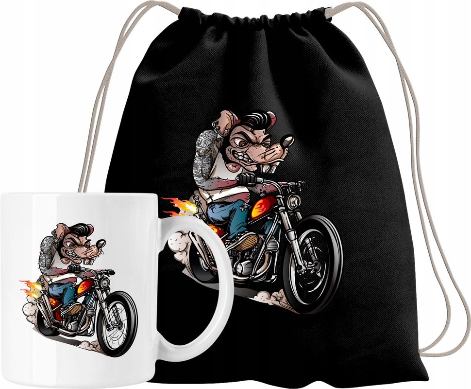 Garnitur tasse sporttasche e36 auto drift motorrad motoryzacja schwarz rucksack