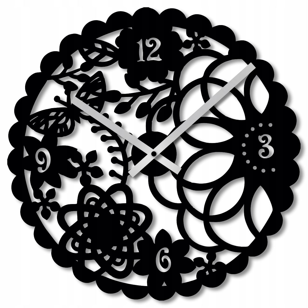  Wall clock 60 cm clock on the wall big clock openwork classic big numbers