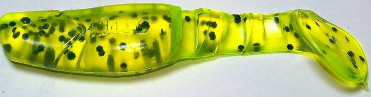  Manns predator 3,5cm geltonas su juodu grzbietem