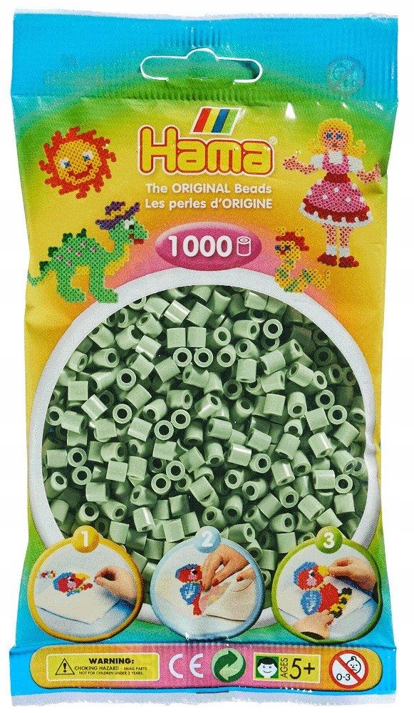  Hama 207-103 - svetlo žltý - 1000 korálky midi - krk
