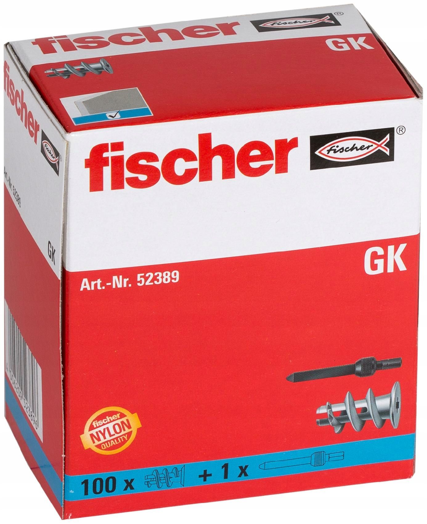  Fischer gk confirmation nylon pin for panels drywall nail gun