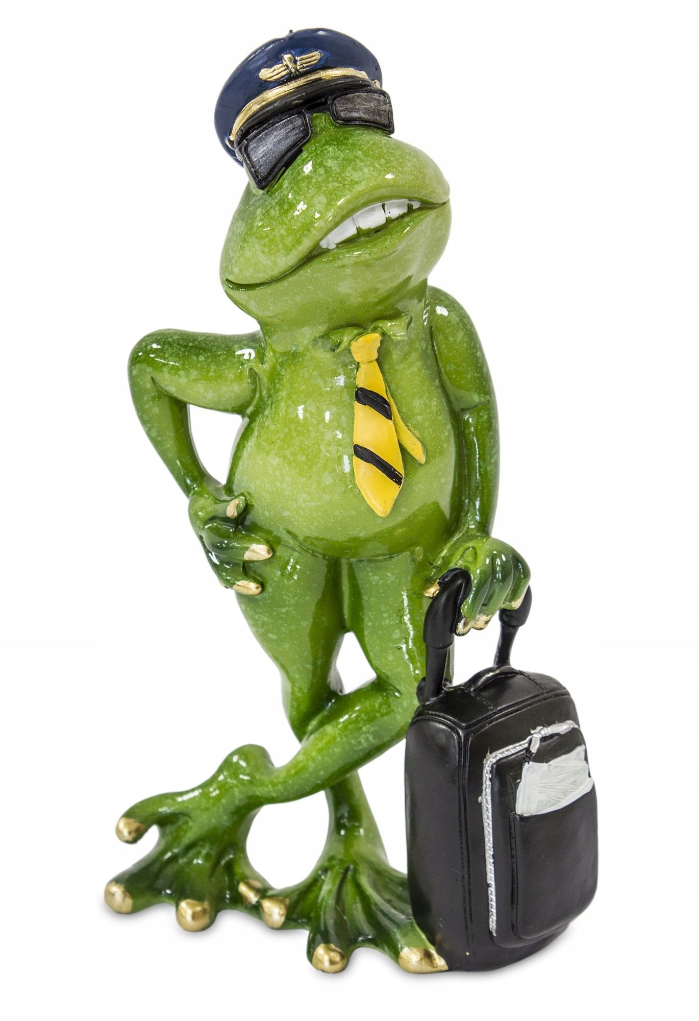  Figur frosch frosch auf rybach angler fischer geschenk