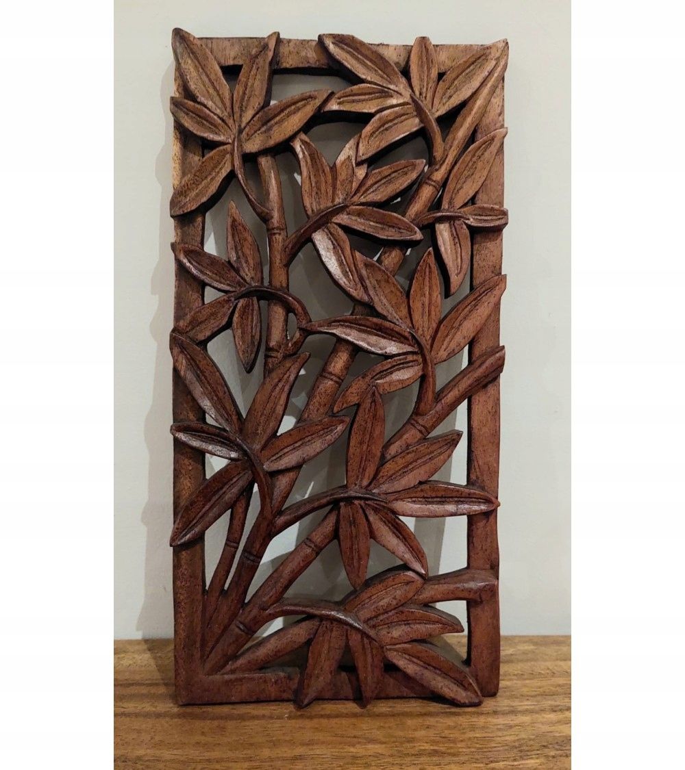  Shekina eastern plate - lilies water / lotosy - sculpture bali, 30 cm