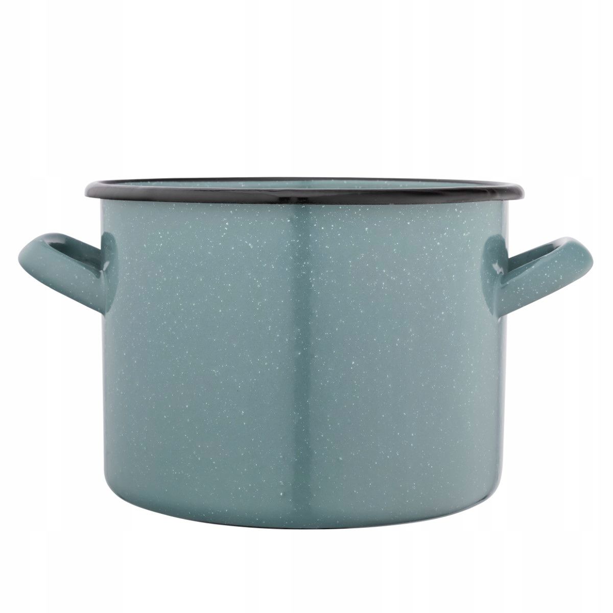  Emaillierter topf mit griff für induktionsherd gas altom design salbei 14 cm 1 l