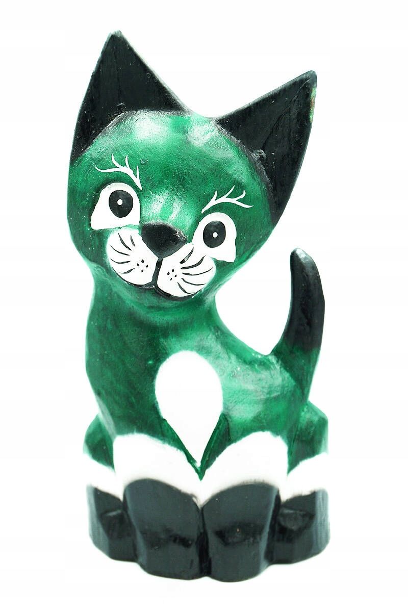  Katze kätzchen holzfigur wunderschön einzigartig dekoration oder geschenk 30cm