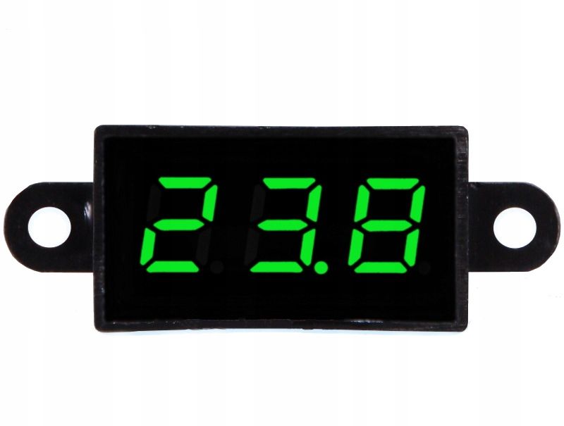  Voltmeeter 3-30v dc pingemõõtur punane lcd 0,28" õhukindel