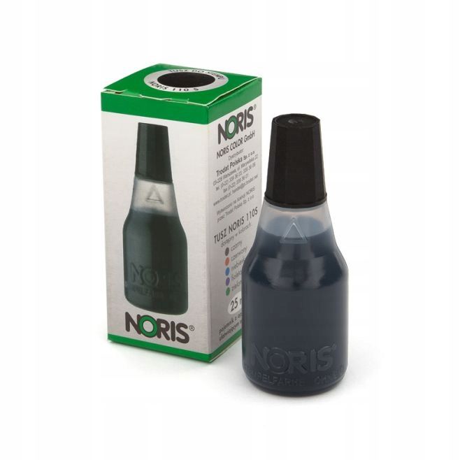  Tinte für briefmarken, briefmarken noris 110s schwarz 25ml